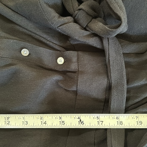 J. CREW DRAPERY PUFF LONG SLEEVE BUTTON UP JUMPSUIT SIZE 6 - Picture 14 of 16